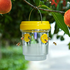 Garden Solar Powered Wasp Trap Bee Trap Flying Insect Trap