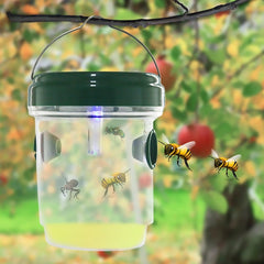 Garden Solar Powered Wasp Trap Bee Trap Flying Insect Trap