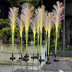 Reed Fiber Optic Light[Outdoor Solar Garden Lights]