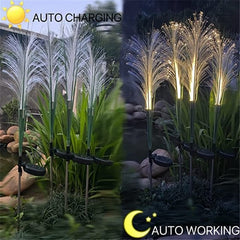 Reed Fiber Optic Light[Outdoor Solar Garden Lights]