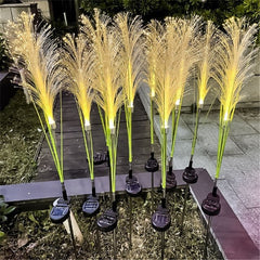 Reed Fiber Optic Light[Outdoor Solar Garden Lights]