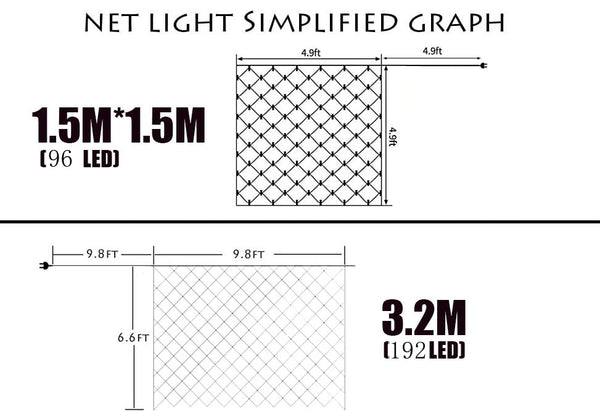 🎁Summer Hot Sale 49%🎉Net Mesh Waterproof String Lights💡